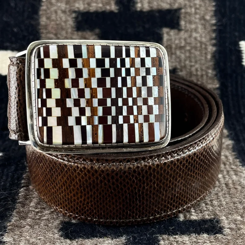Mosaic Inlay BuckleBy Charlie Bird