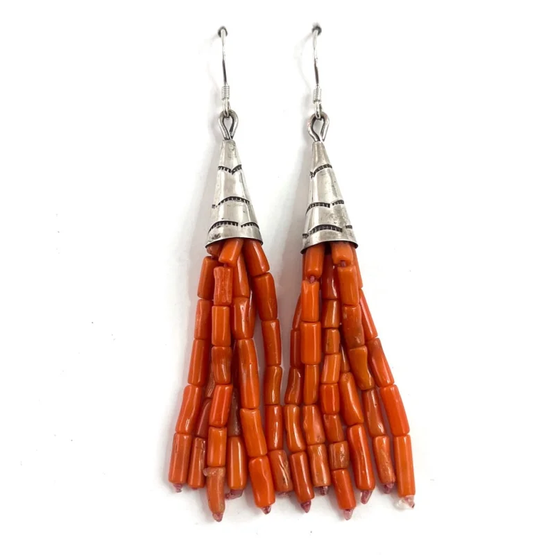 Vintage Coral Earrings