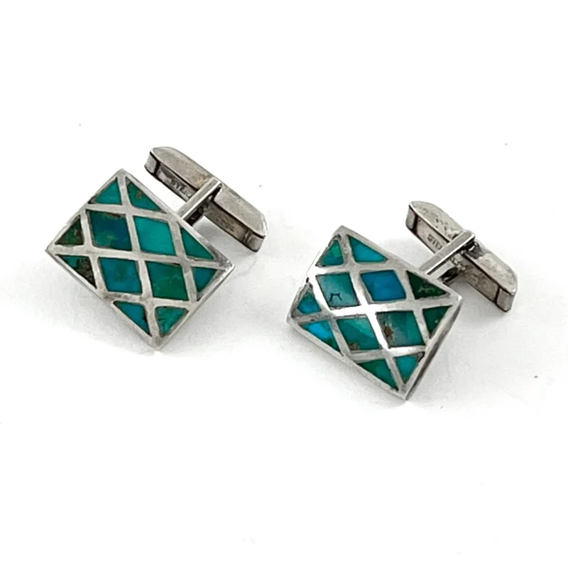 Vintage Inlaid Cufflinks