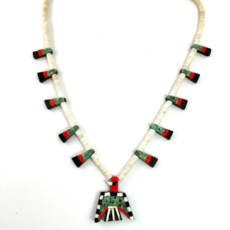 Vintage Battery Bird Necklace