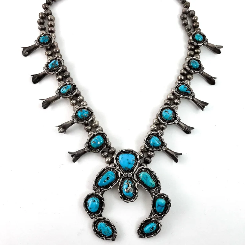 Vintage Squash Blossom Necklace